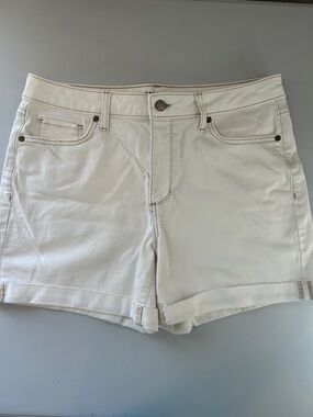 Sonoma white Casual Cotton Blend Shorts